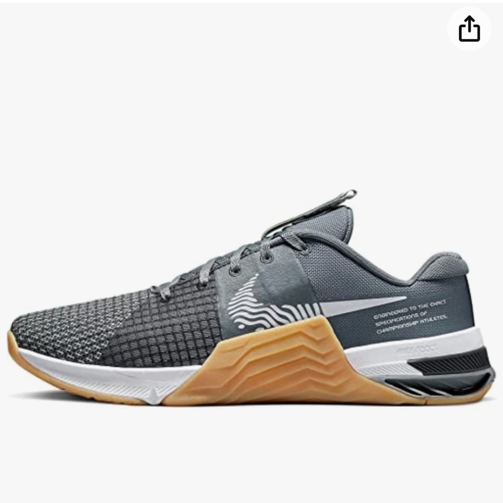 Nike Metcon 8 grey cross trainer men’s size 10.5